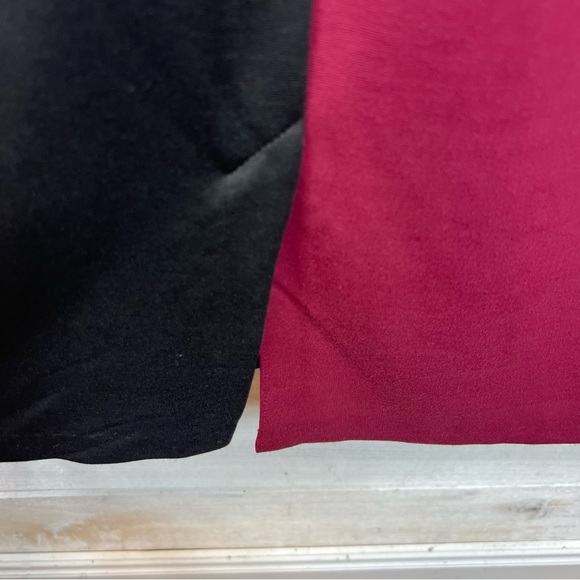 Lane Bryant Colorblock Sheath Dress Plus Size 20 Stretch Slit New - Picture 10 of 16